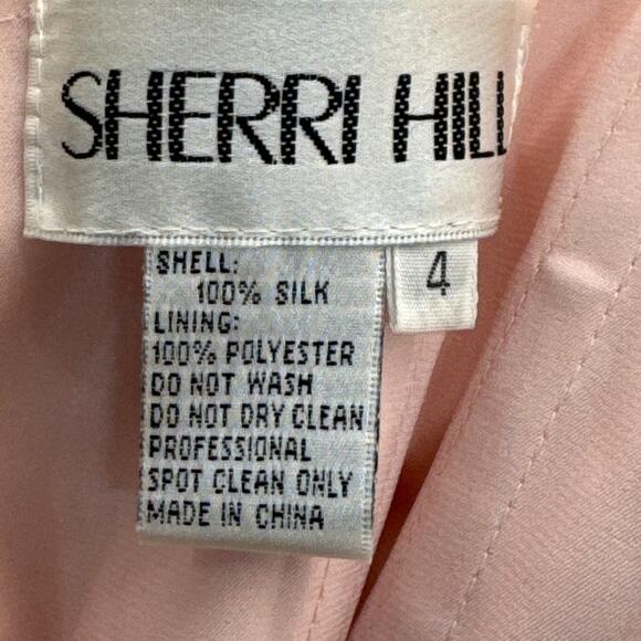 Sherri Hill Vintage 8503 Pink Strapless High-Low Iridescent Sequins Prom Dress 4 - Picture 9 of 10